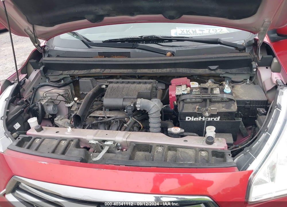 2019 MITSUBISHI MIRAGE G4 ES VIN: ML32F3FJ9KHF18823