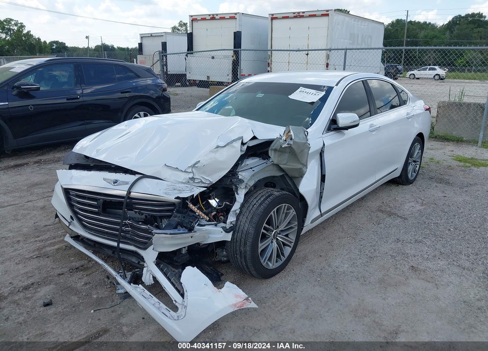 2019 GENESIS G80 3.8 VIN: KMTFN4JE3KU325042