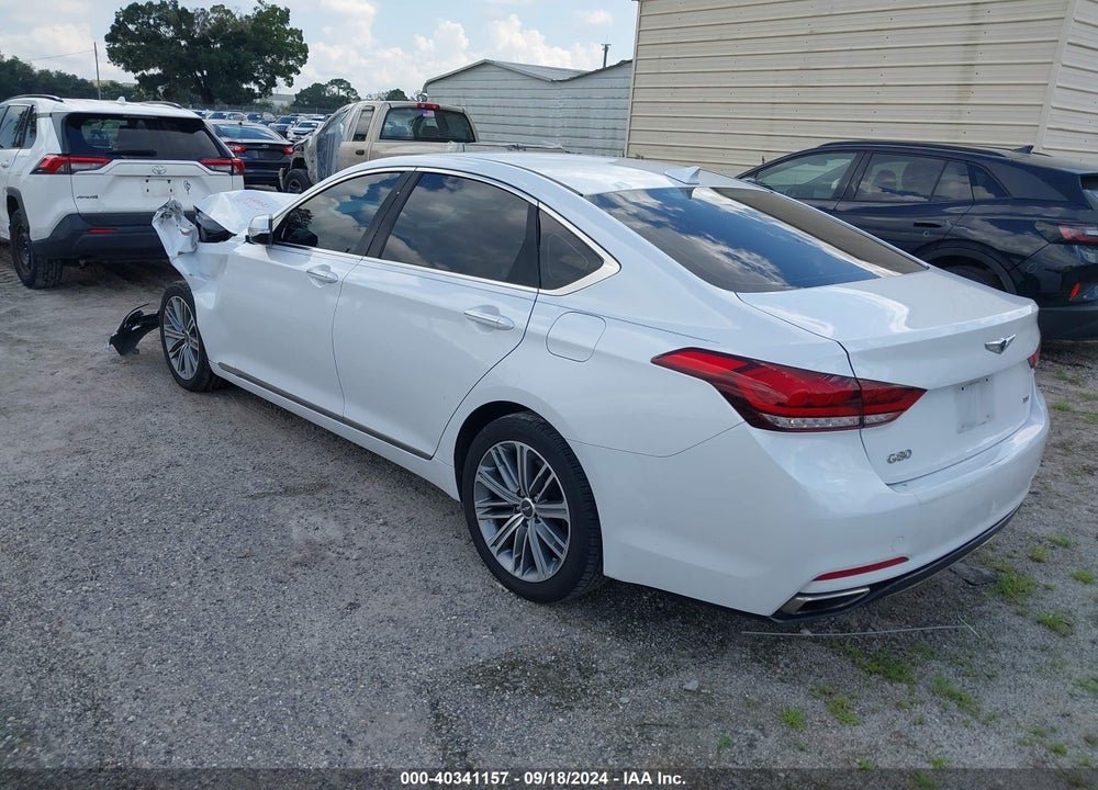 2019 GENESIS G80 3.8 VIN: KMTFN4JE3KU325042