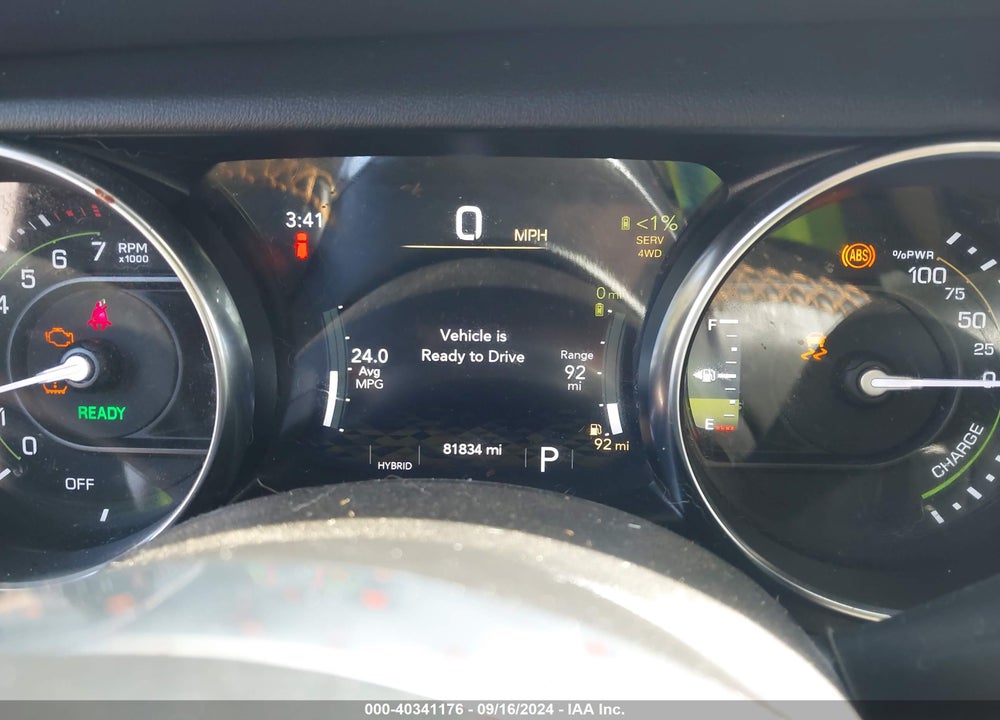 2021 JEEP WRANGLER 4XE UNLIMITED HIGH ALTITUDE 4X4 VIN: 1C4JJXP63MW767963
