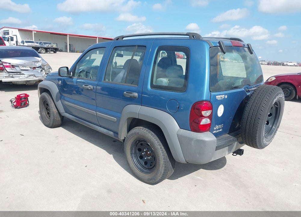 2005 JEEP LIBERTY SPORT VIN: 1J4GL48K35W501966