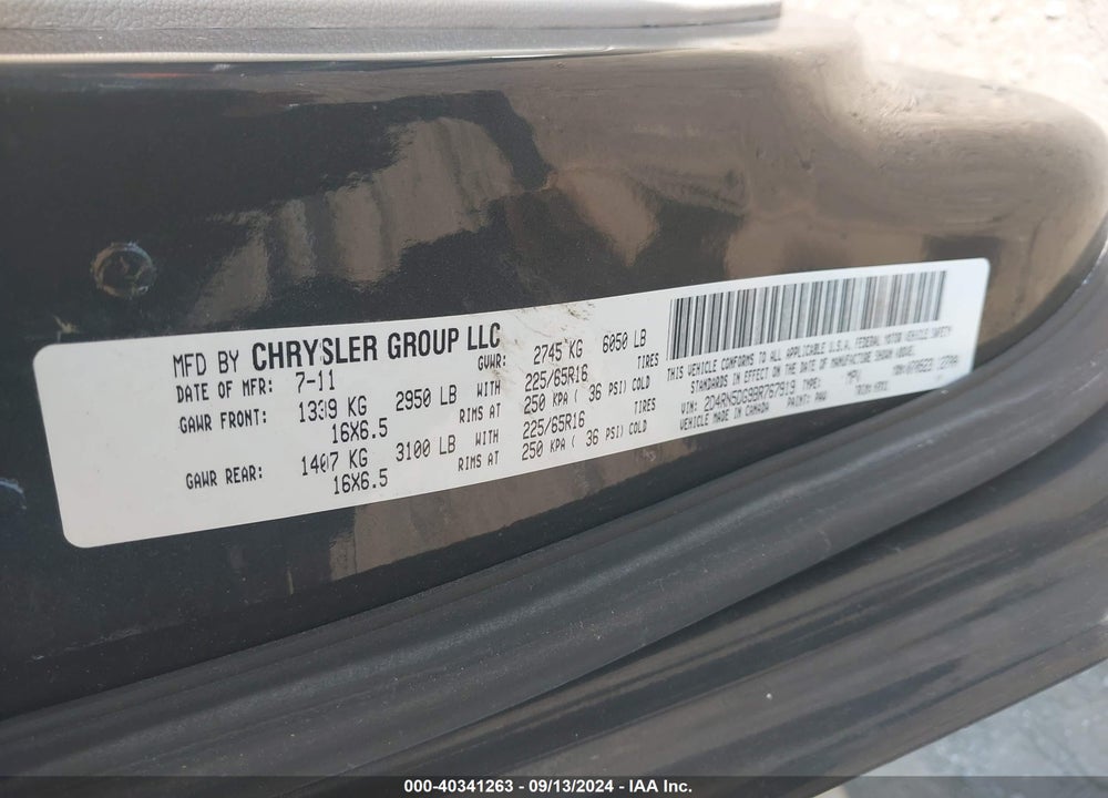 2010 DODGE GRAND CARAVAN SXT VIN: 2D4RN5DX1AR379100