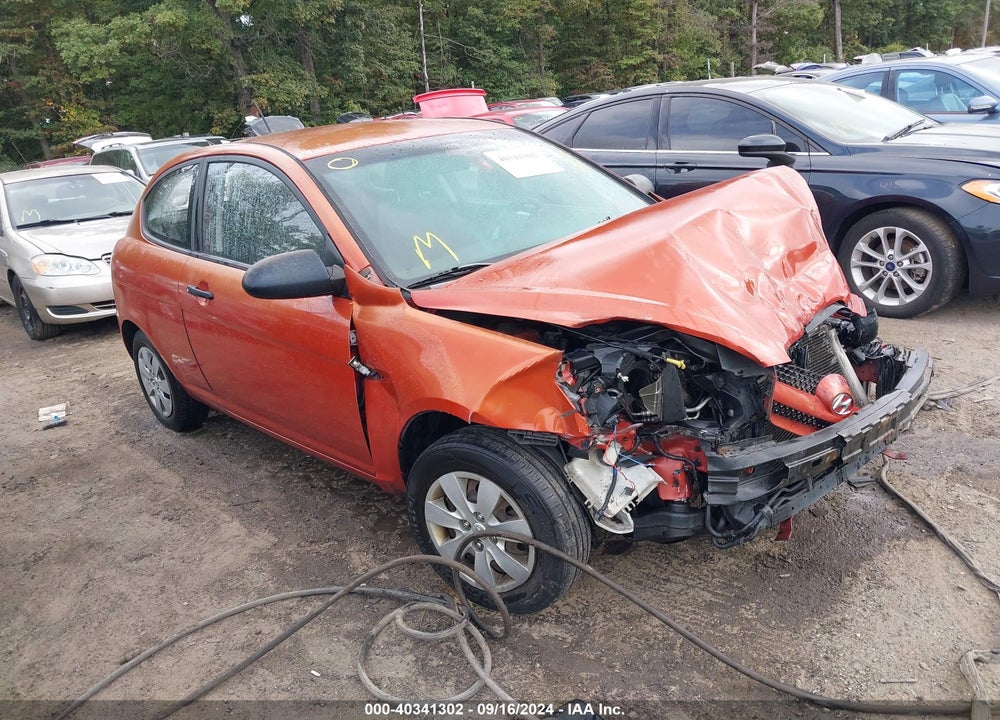 2008 HYUNDAI ACCENT GS VIN: KMHCM36CX8U102989
