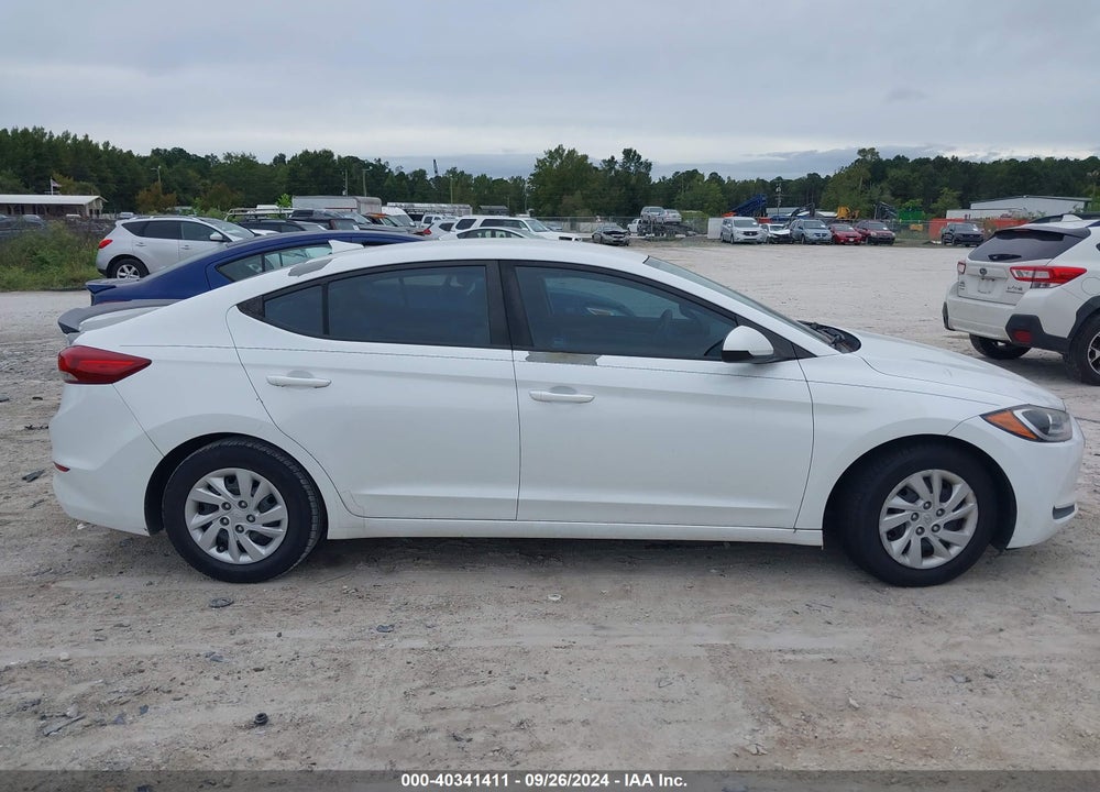 2017 HYUNDAI ELANTRA SE VIN: 5NPD74LF8HH037106