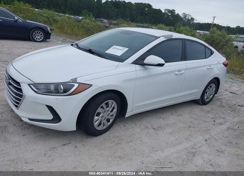 2017 HYUNDAI ELANTRA SE VIN: 5NPD74LF8HH037106
