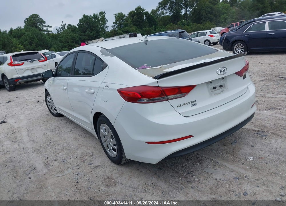 2017 HYUNDAI ELANTRA SE VIN: 5NPD74LF8HH037106