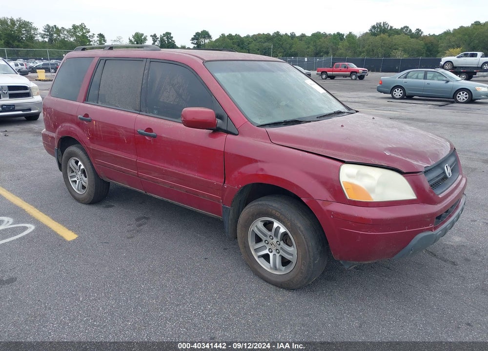 2005 HONDA PILOT EX VIN: 5FNYF18465B056774