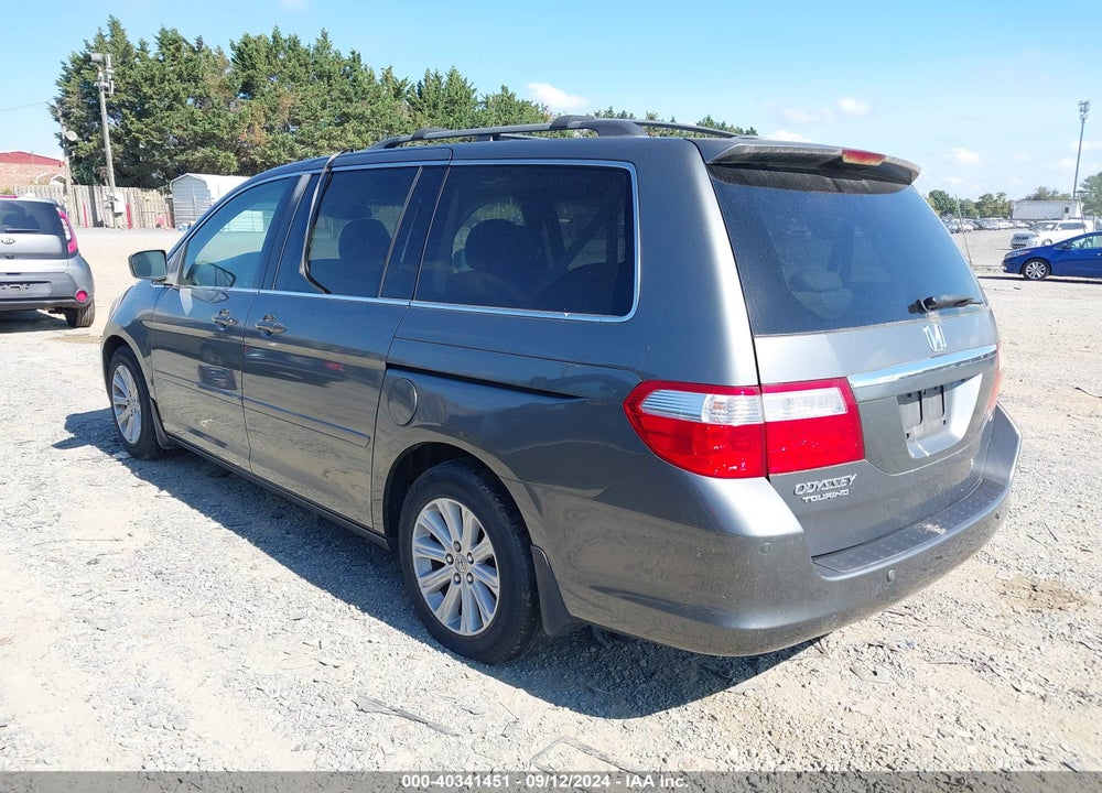 2007 HONDA ODYSSEY TOURING VIN: 5FNRL38817B085890