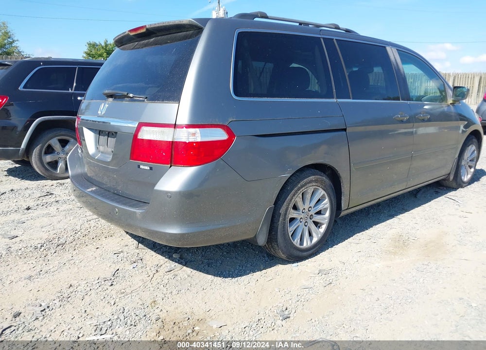 2007 HONDA ODYSSEY TOURING VIN: 5FNRL38817B085890