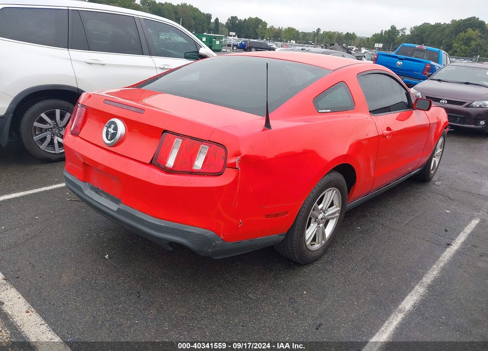 2012 FORD MUSTANG V6 VIN: 1ZVBP8AM3C5202839