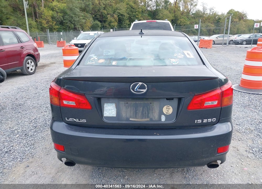 2008 LEXUS IS 250 VIN: JTHBK262085062762