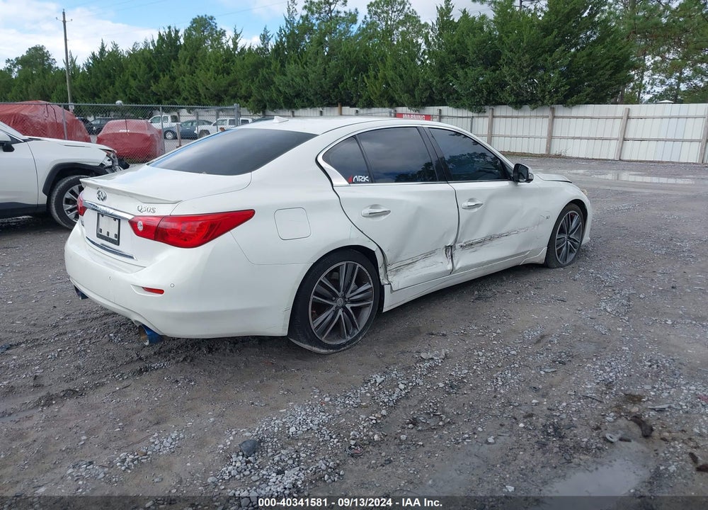 2014 INFINITI Q50 SPORT VIN: JN1BV7AP7EM689942