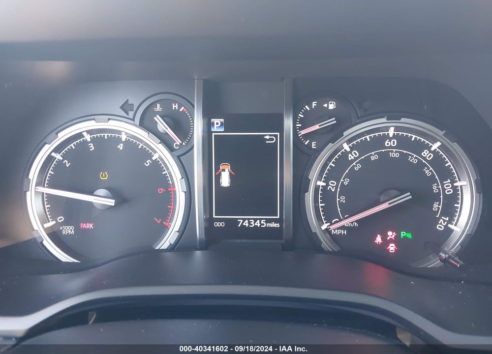 2021 TOYOTA 4RUNNER NIGHTSHADE SPECIAL EDITION VIN: JTEJU5JR3M5899394