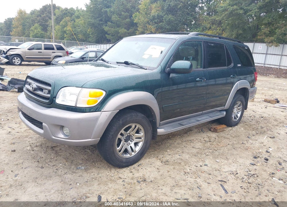 2002 TOYOTA SEQUOIA SR5 V8 VIN: 5TDBT44A22S080119