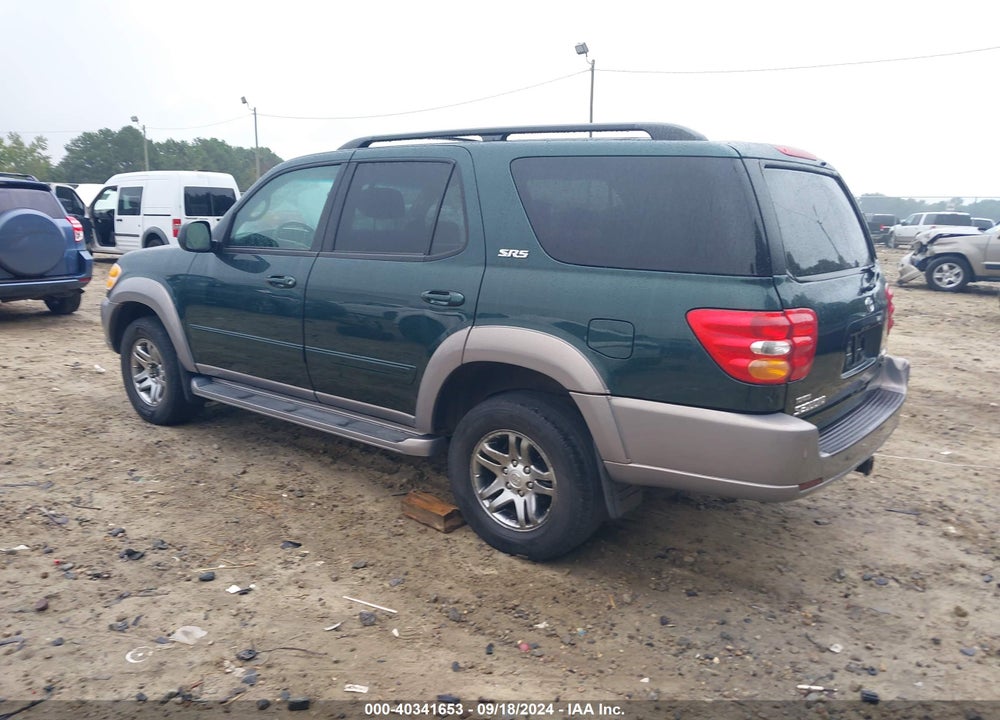 2002 TOYOTA SEQUOIA SR5 V8 VIN: 5TDBT44A22S080119
