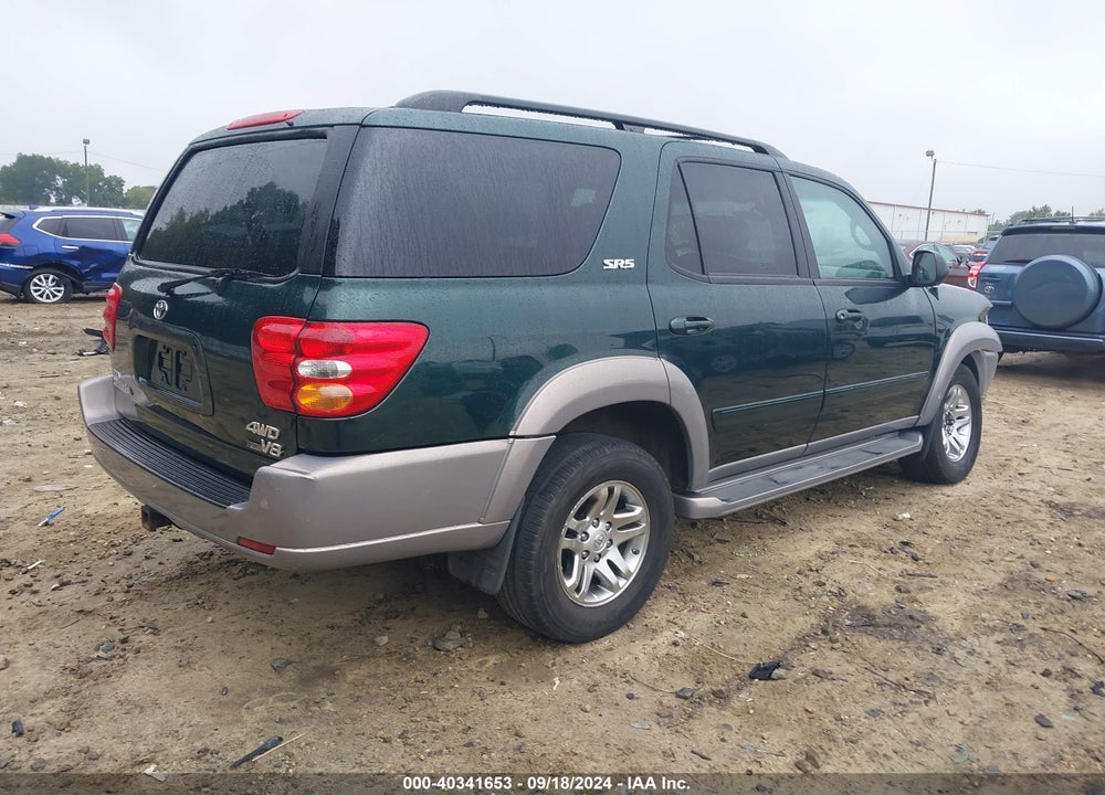 2002 TOYOTA SEQUOIA SR5 V8 VIN: 5TDBT44A22S080119