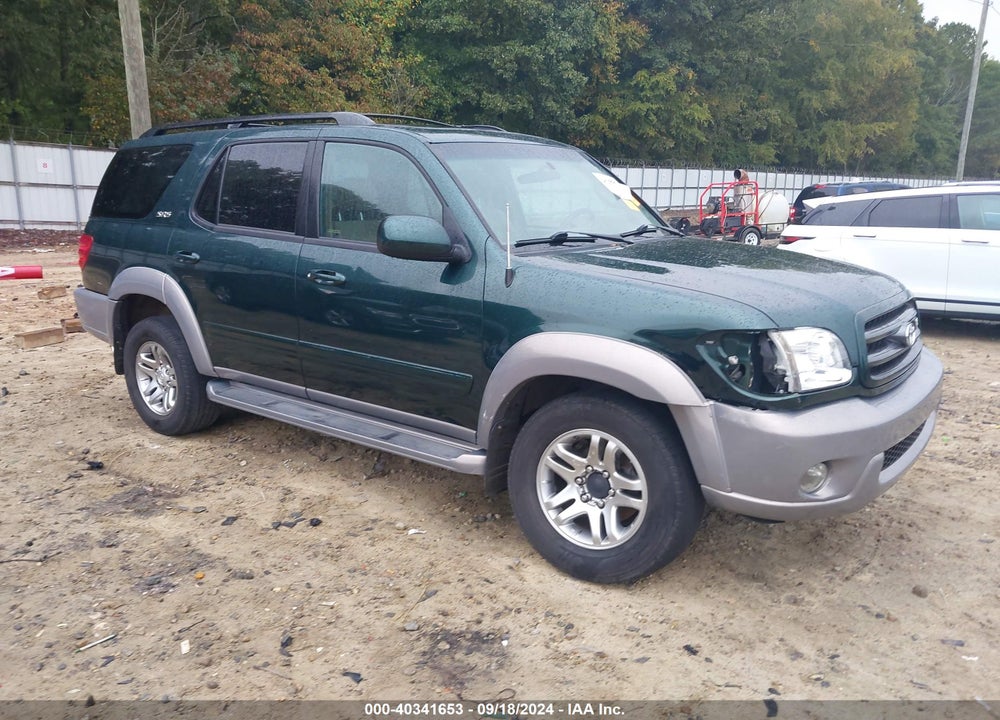 2002 TOYOTA SEQUOIA SR5 V8 VIN: 5TDBT44A22S080119