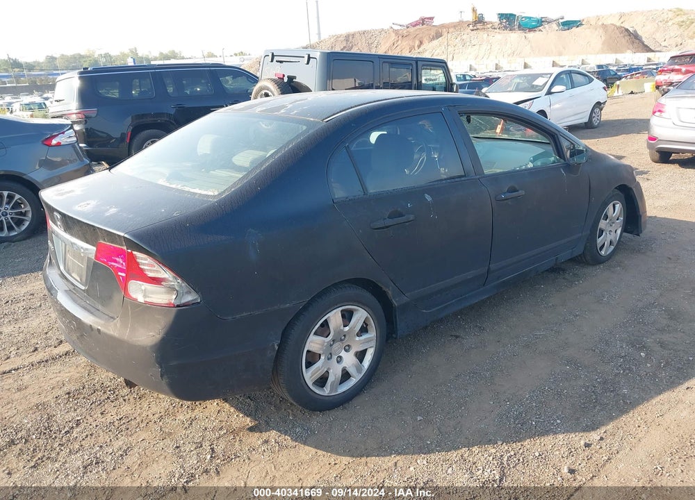 2011 HONDA CIVIC LX VIN: 2HGFA1F50BH521610
