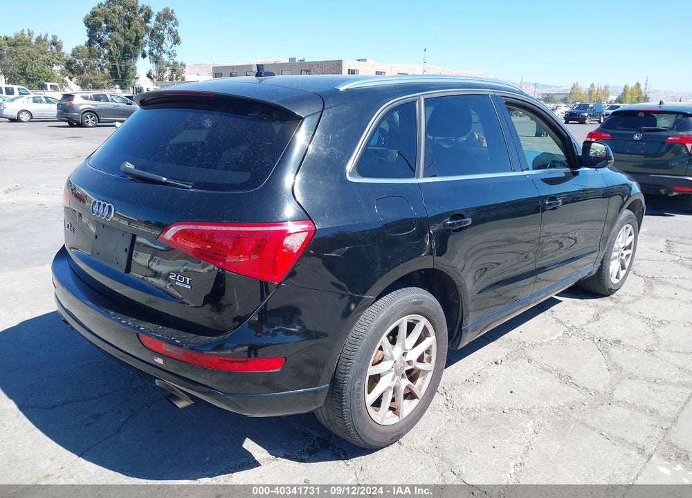 2012 AUDI Q5 2.0T PREMIUM VIN: WA1LFAFP8CA083594