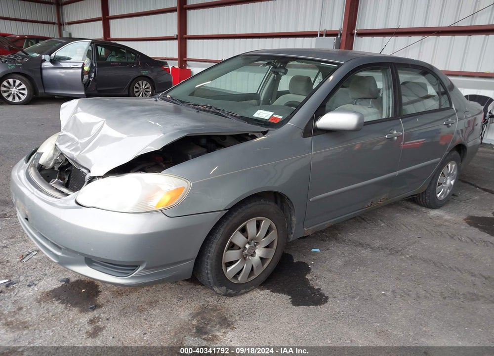 2003 TOYOTA COROLLA LE VIN: 2T1BR32E43C107832