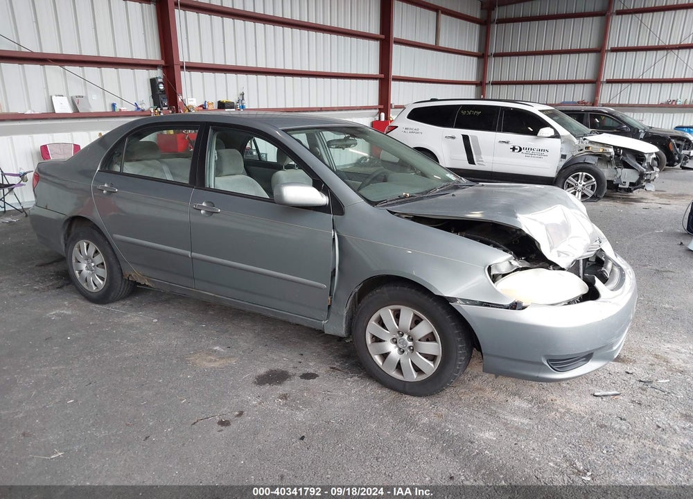 2003 TOYOTA COROLLA LE VIN: 2T1BR32E43C107832