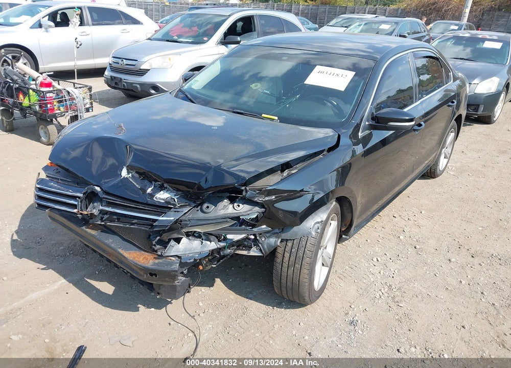 2013 VOLKSWAGEN PASSAT 2.5L SE VIN: 1VWBP7A3XDC085971
