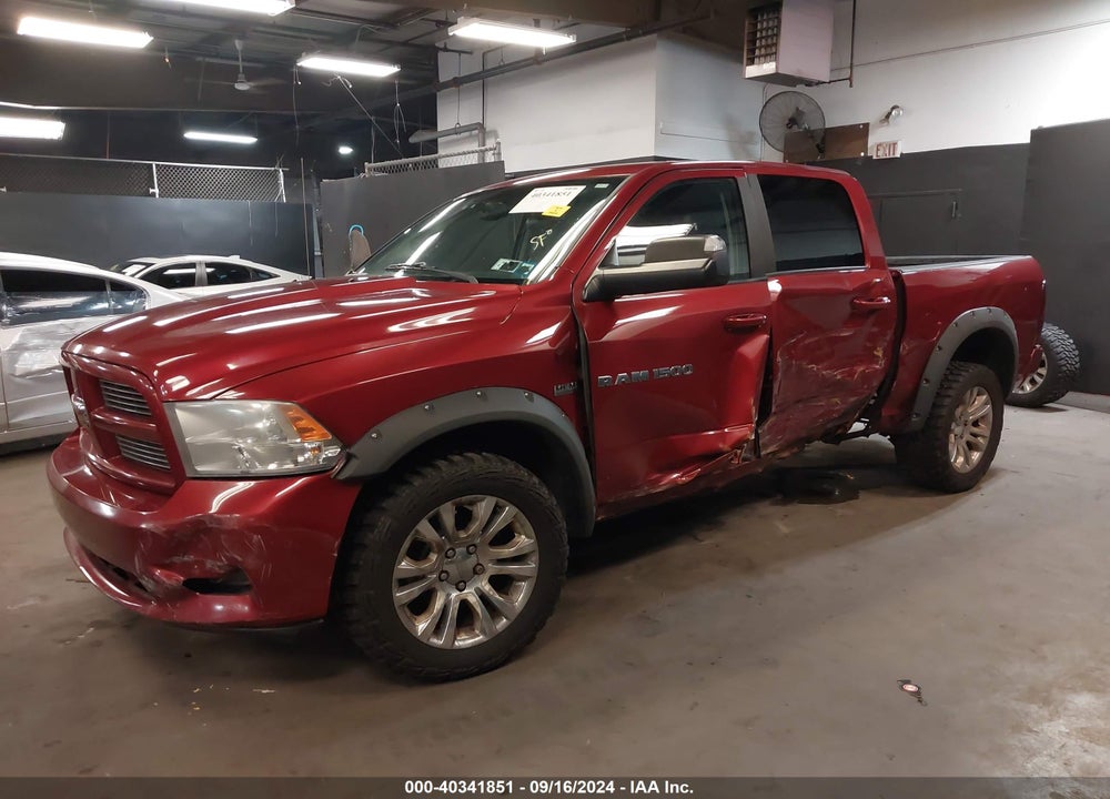 2012 RAM 1500 SPORT VIN: 1C6RD7MT0CS120924