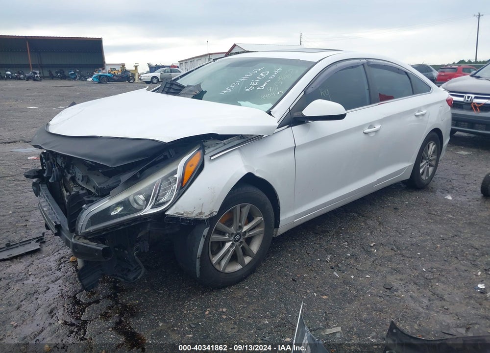 2017 HYUNDAI SONATA SE VIN: 5NPE24AFXHH504404