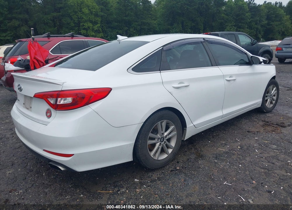 2017 HYUNDAI SONATA SE VIN: 5NPE24AFXHH504404