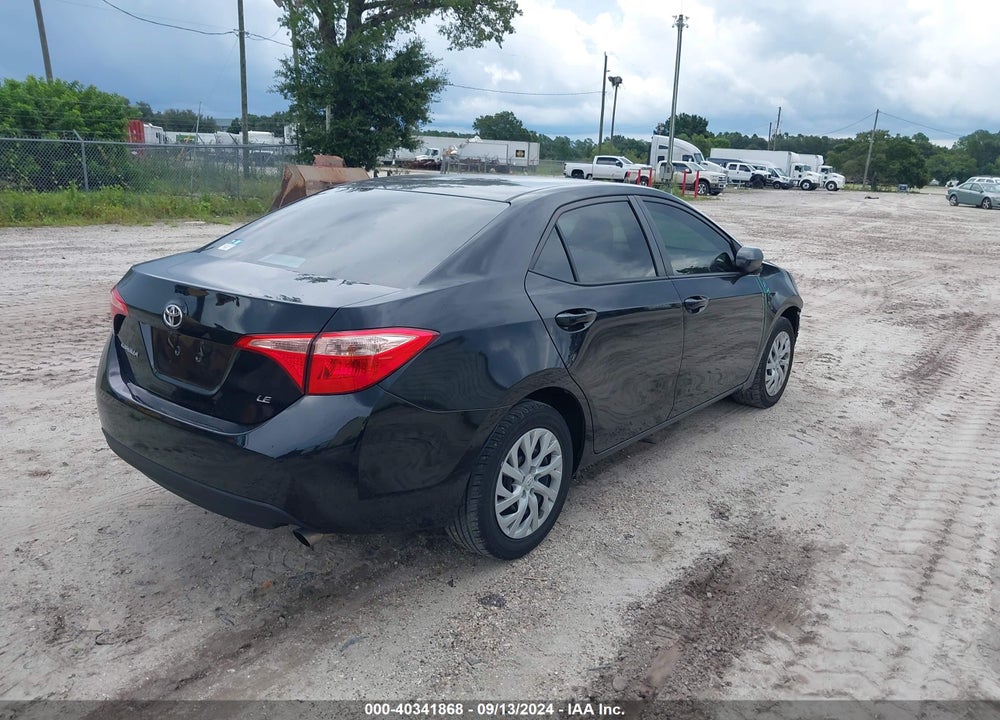 2019 TOYOTA COROLLA LE VIN: 5YFBURHE5KP878520