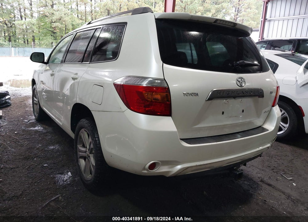 2009 TOYOTA HIGHLANDER SPORT VIN: JTEES43A292133917