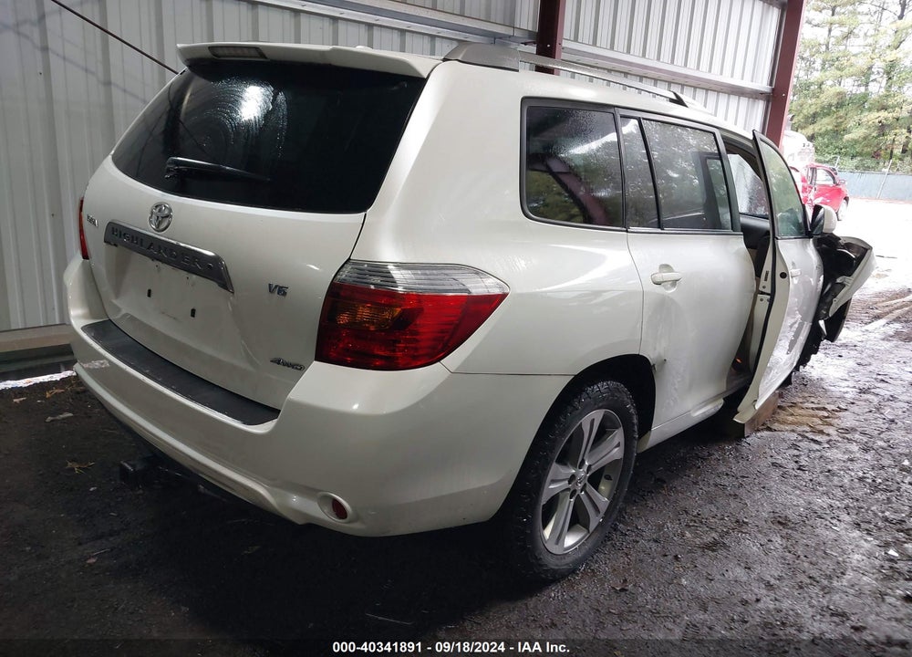 2009 TOYOTA HIGHLANDER SPORT VIN: JTEES43A292133917