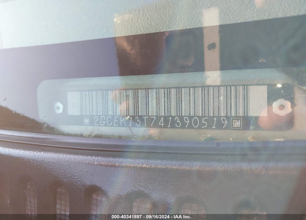 2004 CHEVROLET SILVERADO 1500 Z71 VIN: 2GCEK13T741390519