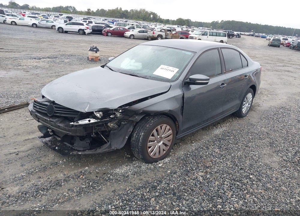 2012 VOLKSWAGEN JETTA 2.5L SE VIN: 3VWDP7AJ0CM311648