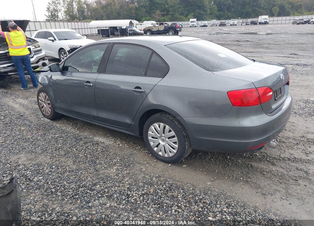 2012 VOLKSWAGEN JETTA 2.5L SE VIN: 3VWDP7AJ0CM311648