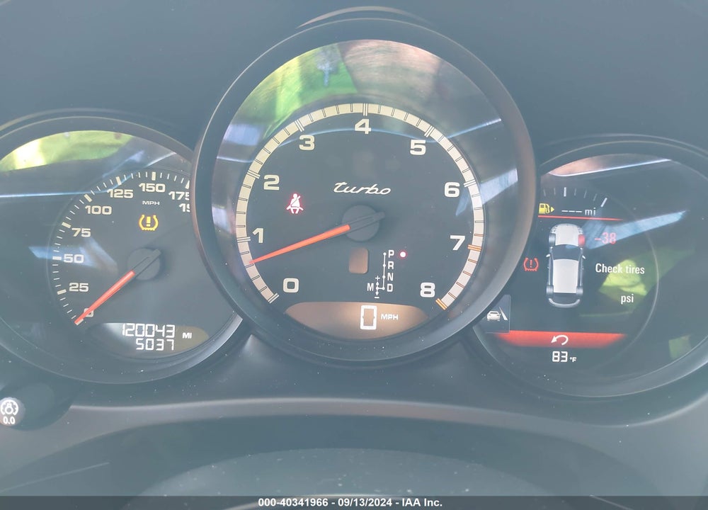 2015 PORSCHE MACAN TURBO VIN: WP1AF2A51FLB47782
