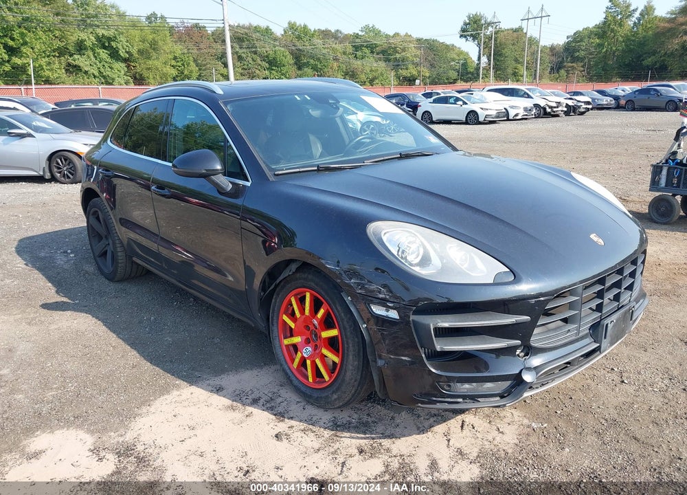 2015 PORSCHE MACAN TURBO VIN: WP1AF2A51FLB47782