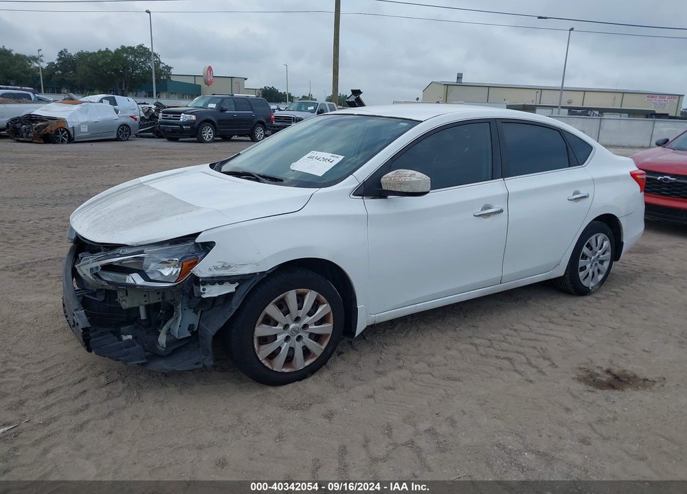 2016 NISSAN SENTRA S VIN: 3N1AB7AP4GY242022