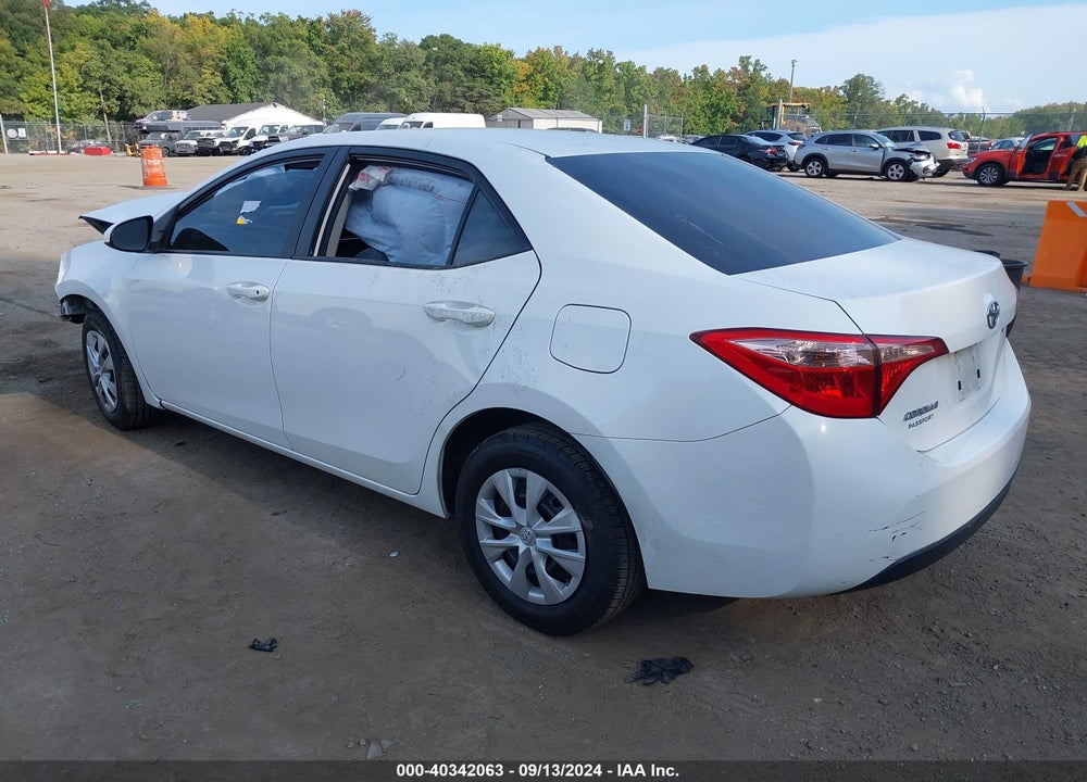 2017 TOYOTA COROLLA L VIN: 2T1BURHE5HC780290