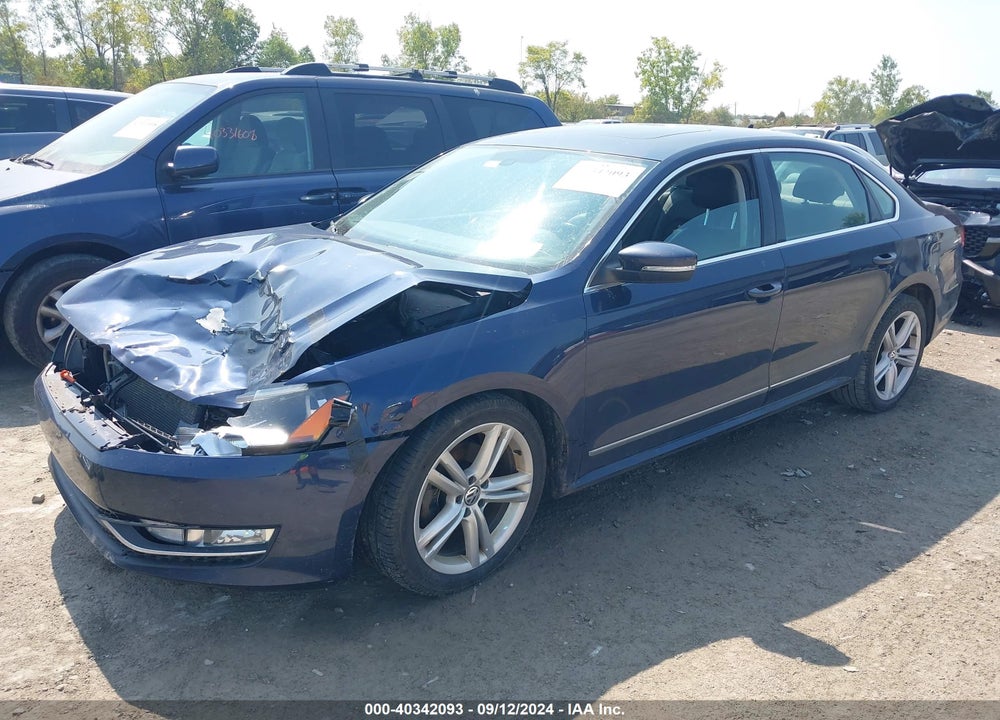 2013 VOLKSWAGEN PASSAT 2.0L TDI SEL PREMIUM VIN: 1VWCN7A33DC095333