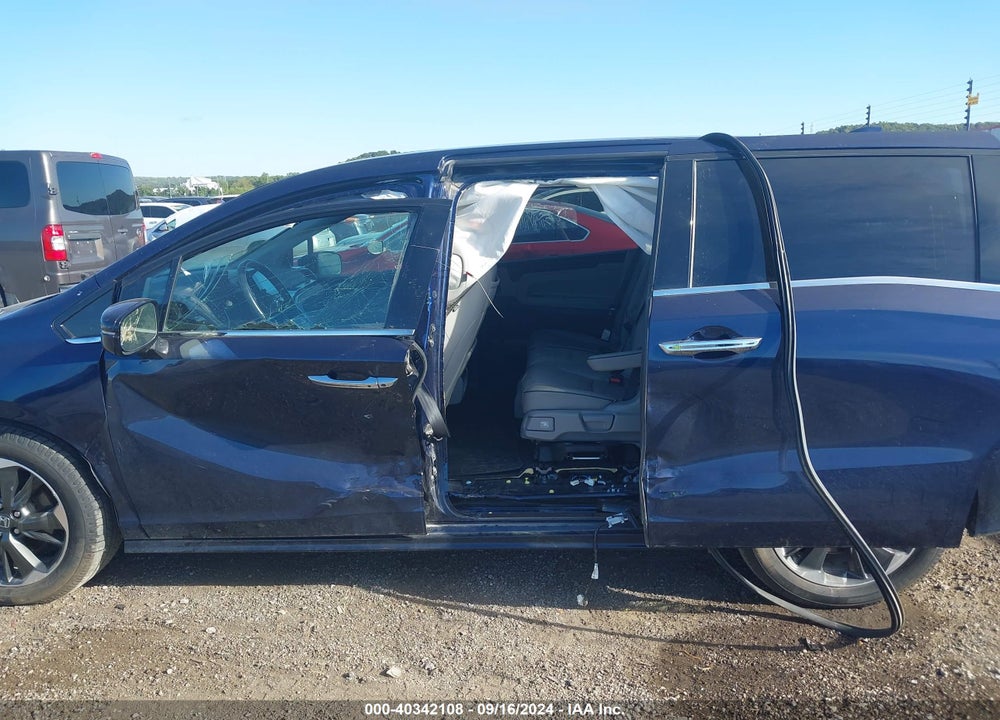 2022 HONDA ODYSSEY ELITE VIN: 5FNRL6H95NB011881