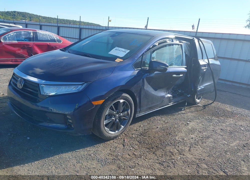 2022 HONDA ODYSSEY ELITE VIN: 5FNRL6H95NB011881