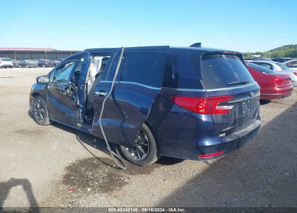 2022 HONDA ODYSSEY ELITE VIN: 5FNRL6H95NB011881