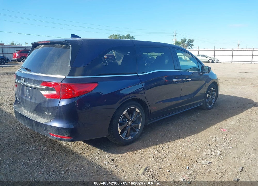 2022 HONDA ODYSSEY ELITE VIN: 5FNRL6H95NB011881