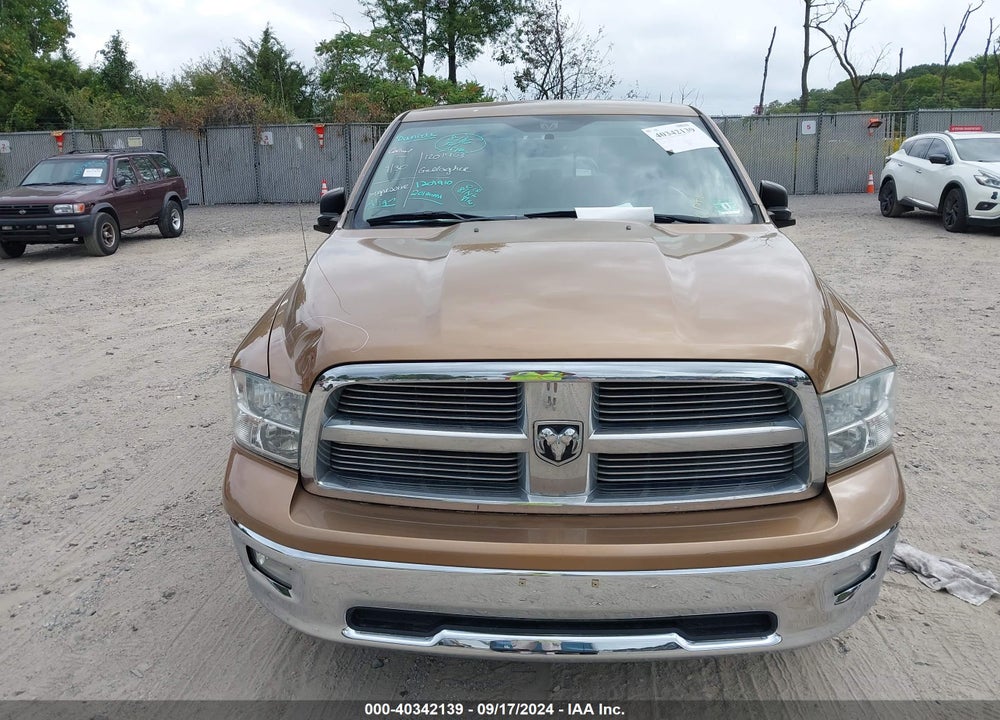 2012 RAM 1500 SLT VIN: 1C6RD7LT8CS186543