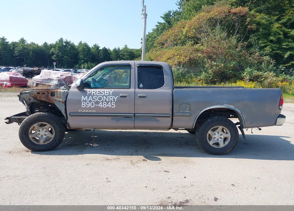 2002 TOYOTA TUNDRA SR5 VIN: 5TBBN44112S291704