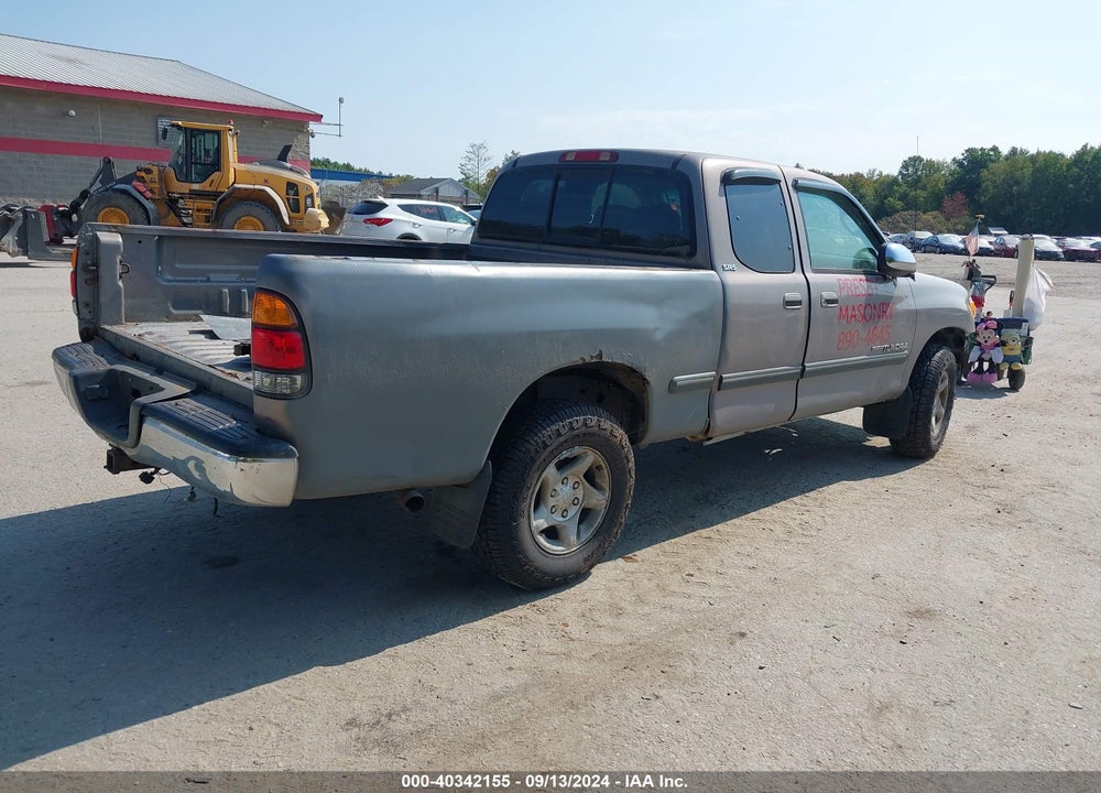 2002 TOYOTA TUNDRA SR5 VIN: 5TBBN44112S291704