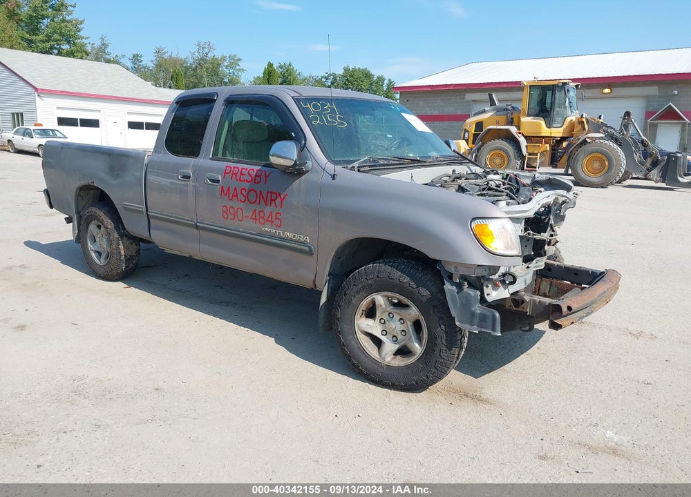 2002 TOYOTA TUNDRA SR5 VIN: 5TBBN44112S291704