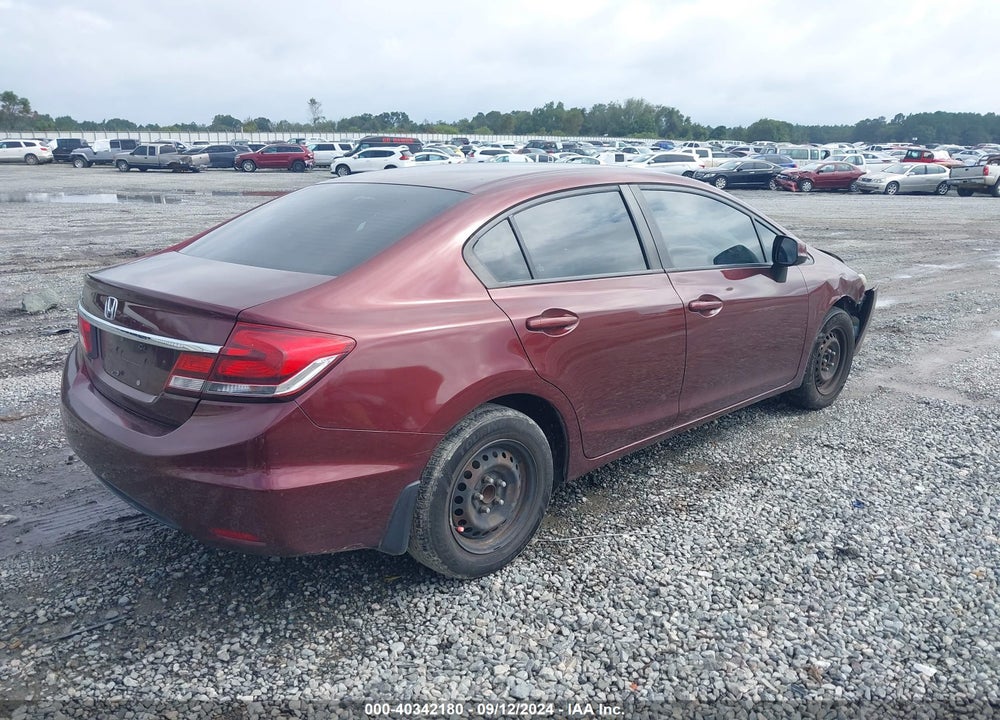 2013 HONDA CIVIC LX VIN: 19XFB2F52DE022209