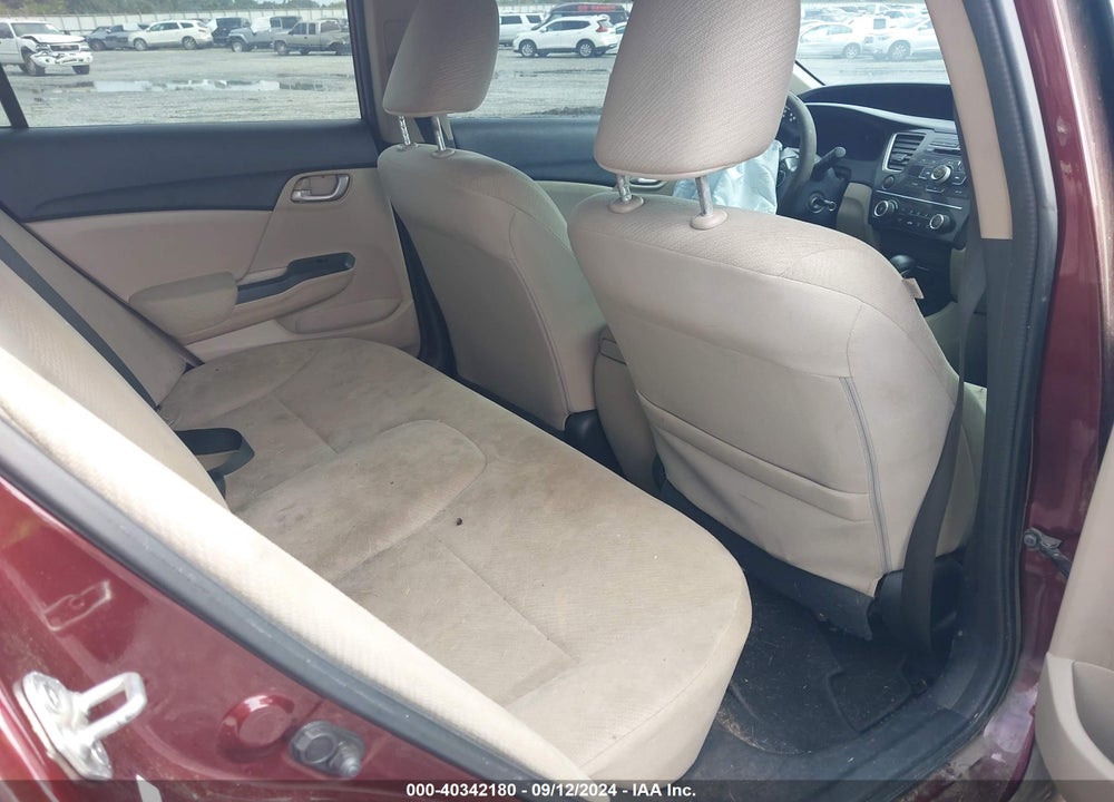 2013 HONDA CIVIC LX VIN: 19XFB2F52DE022209